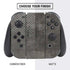 Dark Iron Grey Concrete Nintendo Switch Bundle Skin