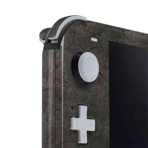 Dark Iron Grey Concrete Nintendo Switch Lite Skin