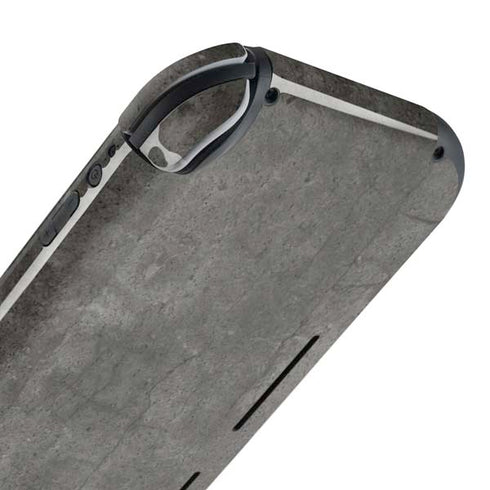 Dark Iron Grey Concrete Nintendo Switch Lite Skin