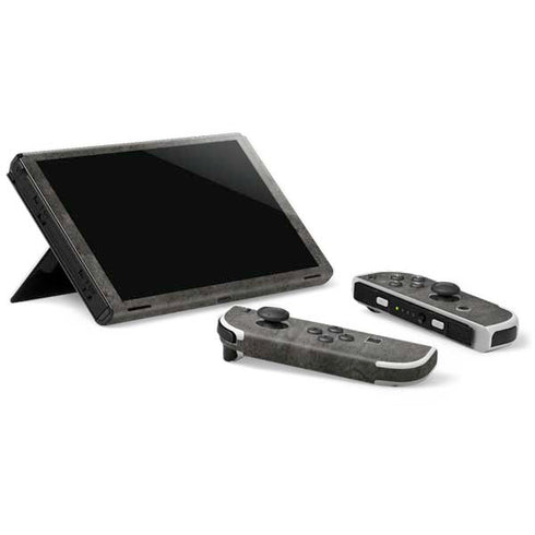 Dark Iron Grey Concrete Nintendo Switch OLED (2021) Skin