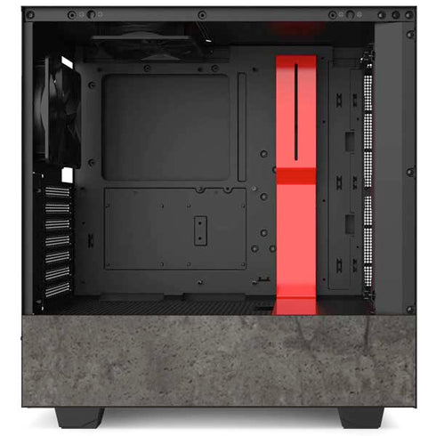 Dark Iron Grey Concrete NZXT H510 Compact ATX Mid-Tower Case Skin