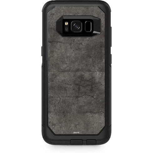 Dark Iron Grey Concrete Otterbox Commuter Galaxy Skin