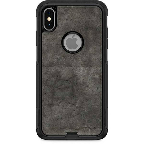 Dark Iron Grey Concrete Otterbox Commuter iPhone Skin