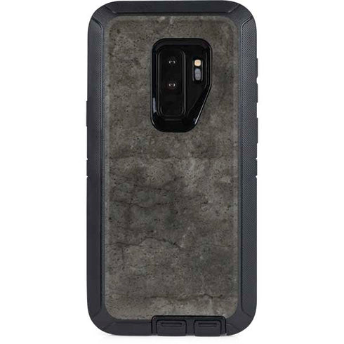 Dark Iron Grey Concrete Otterbox Defender Galaxy Skin