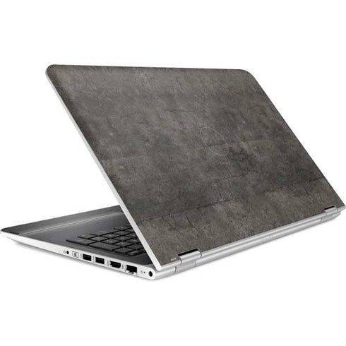 Dark Iron Grey Concrete HP Pavilion Skin