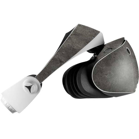 Dark Iron Grey Concrete PlayStation VR2 Skin