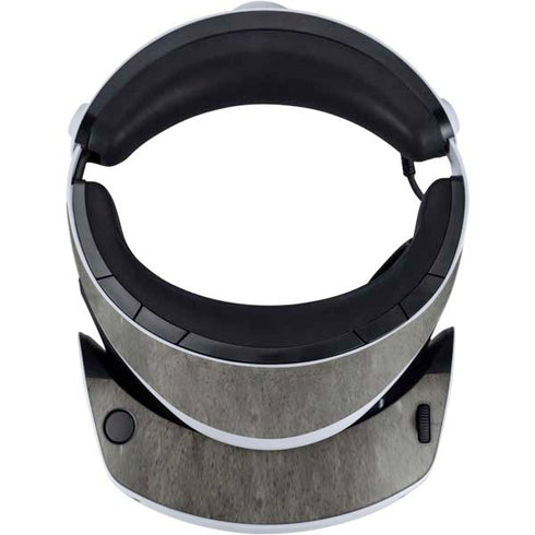 Dark Iron Grey Concrete PlayStation VR2 Skin