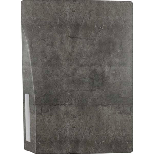 Dark Iron Grey Concrete PS5 Console Skin