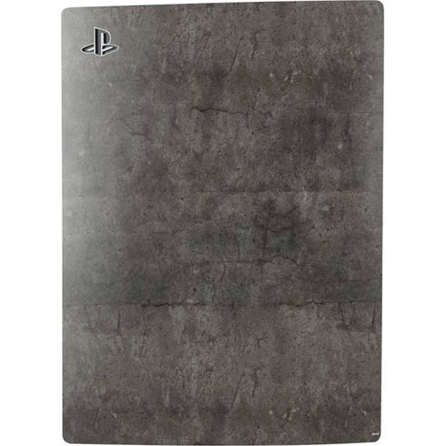 Dark Iron Grey Concrete PS5 Digital Edition Bundle Skin
