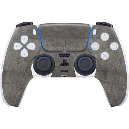 Dark Iron Grey Concrete PS5 Controller Skin
