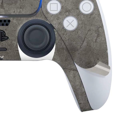 Dark Iron Grey Concrete PS5 Controller Skin