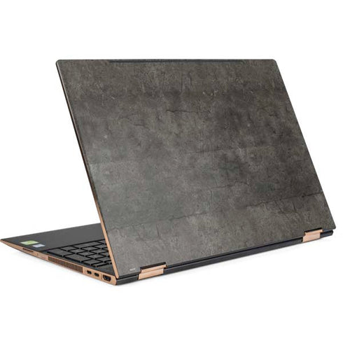 Dark Iron Grey Concrete HP Spectre Skin