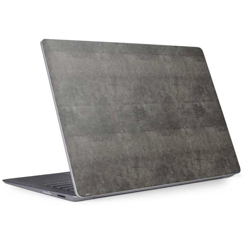 Dark Iron Grey Concrete Surface Laptop 2 Skin
