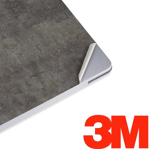 Dark Iron Grey Concrete Surface Laptop 2 Skin