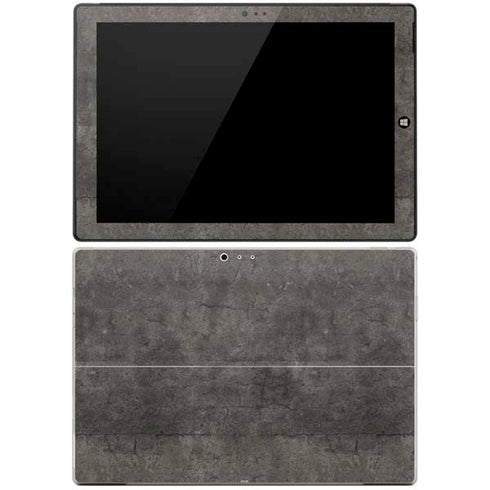 Dark Iron Grey Concrete Surface Pro 3 Skin