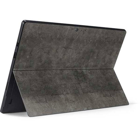 Dark Iron Grey Concrete Surface Pro 6 Skin