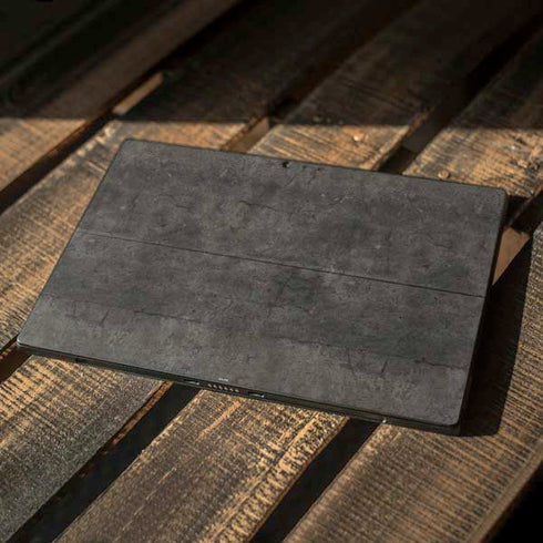 Dark Iron Grey Concrete Surface Pro 6 Skin