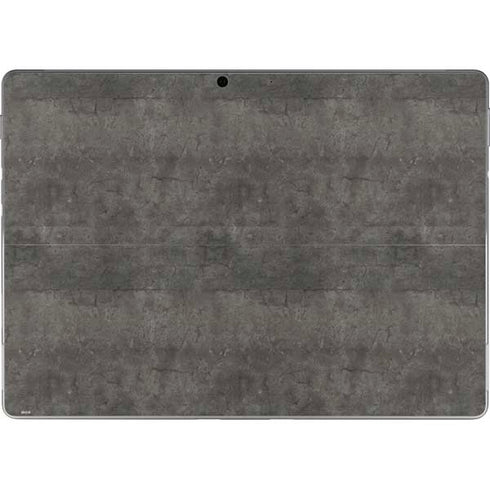 Dark Iron Grey Concrete Surface Pro 9 Skin