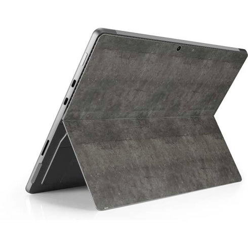 Dark Iron Grey Concrete Surface Pro 9 Skin
