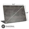 Dark Iron Grey Concrete Universal Laptop 12in (9.8 x 6.8in) Skin