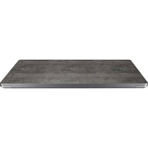 Dark Iron Grey Concrete Universal Laptop 12in (9.8 x 6.8in) Skin