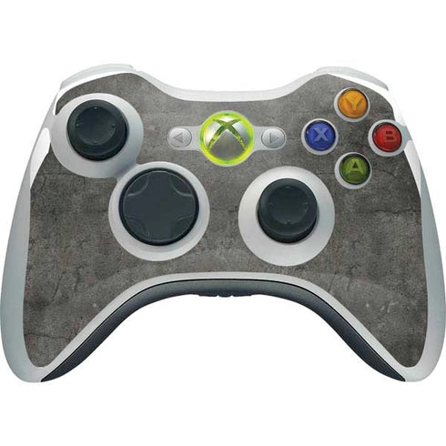 Dark Iron Grey Concrete Xbox 360 Wireless Controller Skin