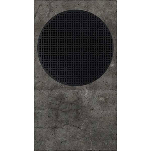 Dark Iron Grey Concrete Xbox Series S Console Skin