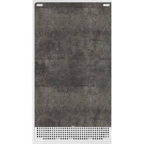 Dark Iron Grey Concrete Xbox Series S Console Skin