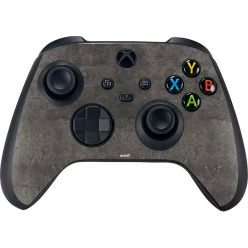 Dark Iron Grey Concrete Xbox Series X Controller Skin
