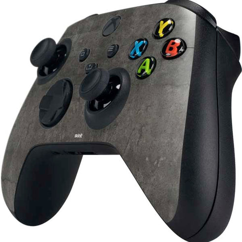 Dark Iron Grey Concrete Xbox Series X Controller Skin