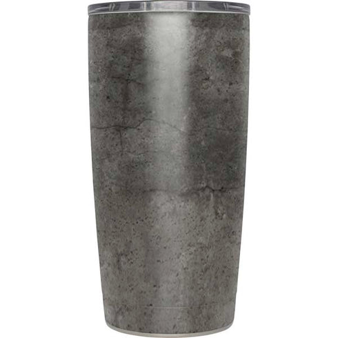 Dark Iron Grey Concrete Yeti 20oz Tumbler Skin