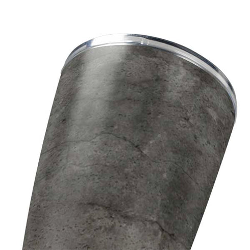 Dark Iron Grey Concrete Yeti 20oz Tumbler Skin