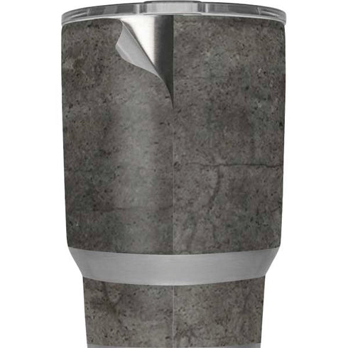 Dark Iron Grey Concrete Yeti 20oz Tumbler Skin