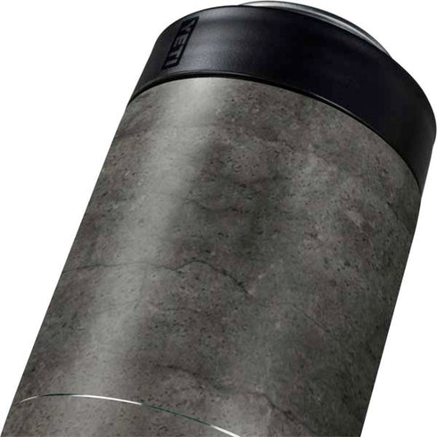 Dark Iron Grey Concrete Yeti Colster Can Insulator Skin