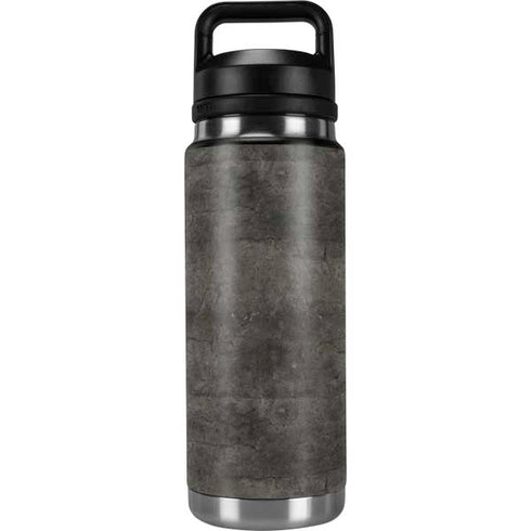 Dark Iron Grey Concrete YETI Rambler 26oz Bottle Skin