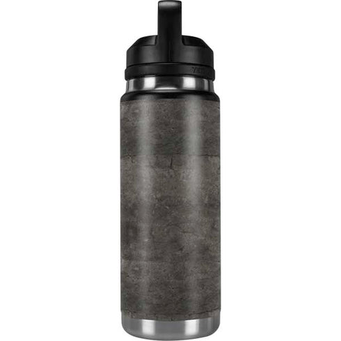 Dark Iron Grey Concrete YETI Rambler 26oz Bottle Skin