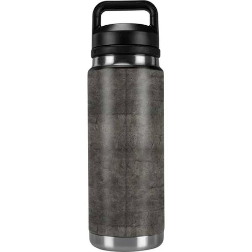 Dark Iron Grey Concrete YETI Rambler 26oz Bottle Skin