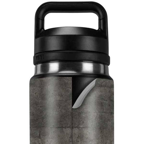 Dark Iron Grey Concrete YETI Rambler 26oz Bottle Skin