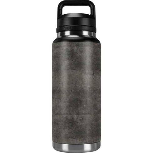Dark Iron Grey Concrete YETI Rambler 36oz Bottle Skin
