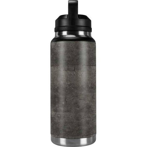 Dark Iron Grey Concrete YETI Rambler 36oz Bottle Skin