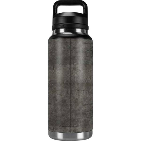 Dark Iron Grey Concrete YETI Rambler 36oz Bottle Skin