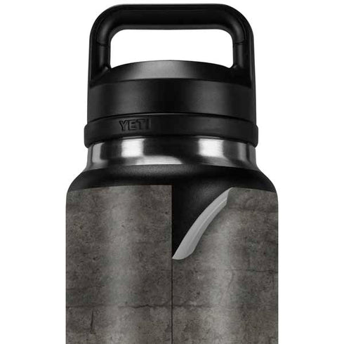 Dark Iron Grey Concrete YETI Rambler 36oz Bottle Skin
