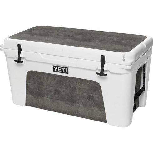 Dark Iron Grey Concrete YETI Tundra 75 Hard Cooler Skin