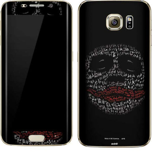 DC Comics The Joker Put a Smile On That Face Galaxy S7 Edge Skin