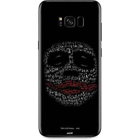 DC Comics The Joker Put a Smile On That Face Galaxy S8 Skin