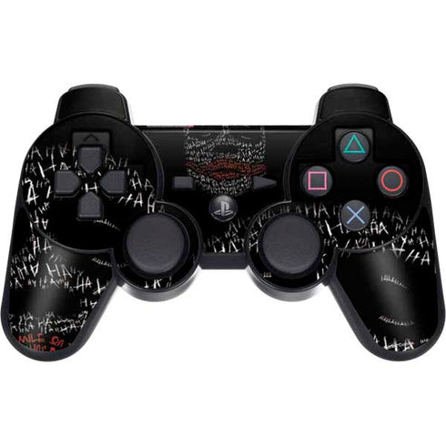 DC Comics The Joker Put a Smile On That Face PS3 Dual Shock wireless controller Skin