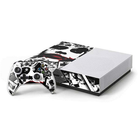 DC Comics The Joker Dark Knight Poster Art Xbox One S Console and Controller Bundle Skin