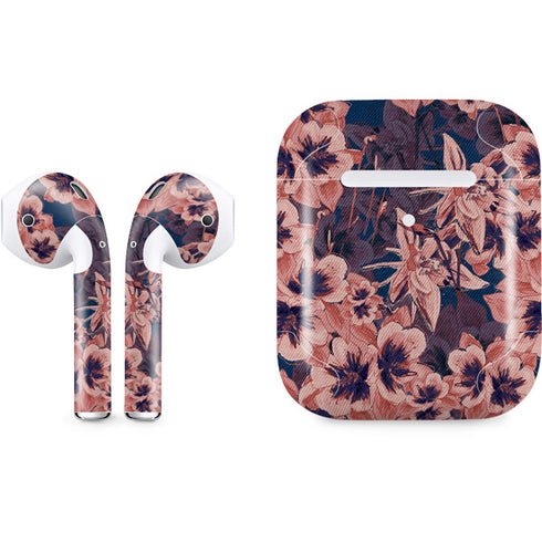Dark Tapestry Floral Apple AirPods 2 Skin