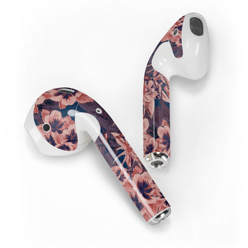 Dark Tapestry Floral Apple AirPods 2 Skin