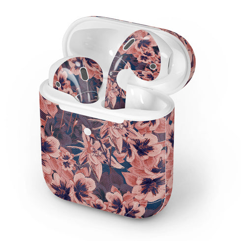 Dark Tapestry Floral Apple AirPods 2 Skin